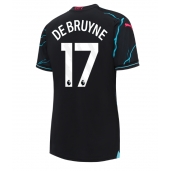 Manchester City Kevin De Bruyne #17 Tredjetrøje Dame 2023-24 Kortærmet