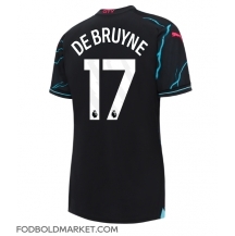 Manchester City Kevin De Bruyne #17 Tredjetrøje Dame 2023-24 Kortærmet