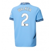 Manchester City Kyle Walker #2 Hjemmebanetrøje 2024-25 Kortærmet