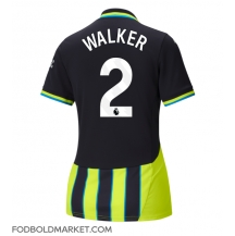 Manchester City Kyle Walker #2 Udebanetrøje Dame 2024-25 Kortærmet