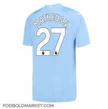 Manchester City Matheus Nunes #27 Hjemmebanetrøje 2023-24 Kortærmet