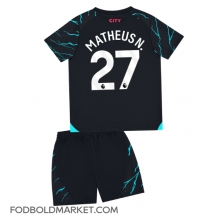 Manchester City Matheus Nunes #27 Tredjetrøje Børn 2023-24 Kortærmet (+ Korte bukser)