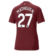 Manchester City Matheus Nunes #27 Tredjetrøje Dame 2024-25 Kortærmet