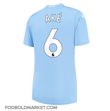 Manchester City Nathan Ake #6 Hjemmebanetrøje Dame 2023-24 Kortærmet