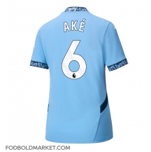 Manchester City Nathan Ake #6 Hjemmebanetrøje Dame 2024-25 Kortærmet