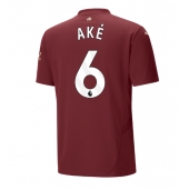 Manchester City Nathan Ake #6 Tredjetrøje 2024-25 Kortærmet