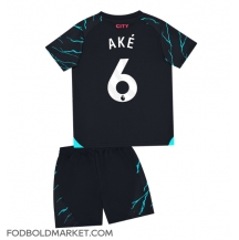 Manchester City Nathan Ake #6 Tredjetrøje Børn 2023-24 Kortærmet (+ Korte bukser)