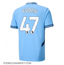 Manchester City Phil Foden #47 Hjemmebanetrøje 2024-25 Kortærmet