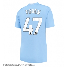 Manchester City Phil Foden #47 Hjemmebanetrøje Dame 2023-24 Kortærmet