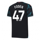 Manchester City Phil Foden #47 Tredjetrøje 2023-24 Kortærmet