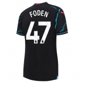 Manchester City Phil Foden #47 Tredjetrøje Dame 2023-24 Kortærmet