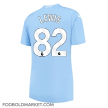 Manchester City Rico Lewis #82 Hjemmebanetrøje Dame 2023-24 Kortærmet