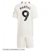 Manchester United Anthony Martial #9 Tredjetrøje Børn 2023-24 Kortærmet (+ Korte bukser)