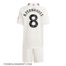 Manchester United Bruno Fernandes #8 Tredjetrøje Børn 2023-24 Kortærmet (+ Korte bukser)