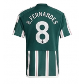 Manchester United Bruno Fernandes #8 Udebanetrøje 2023-24 Kortærmet