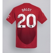 Manchester United Diogo Dalot #20 Hjemmebanetrøje 2024-25 Kortærmet