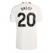 Manchester United Diogo Dalot #20 Tredjetrøje 2023-24 Kortærmet