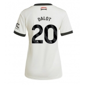 Manchester United Diogo Dalot #20 Tredjetrøje Dame 2024-25 Kortærmet