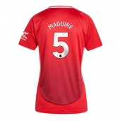 Manchester United Harry Maguire #5 Hjemmebanetrøje Dame 2024-25 Kortærmet