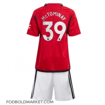 Manchester United Scott McTominay #39 Hjemmebanetrøje Børn 2023-24 Kortærmet (+ Korte bukser)