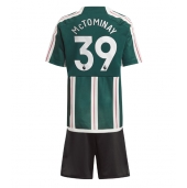 Manchester United Scott McTominay #39 Udebanetrøje Børn 2023-24 Kortærmet (+ Korte bukser)