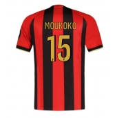 OGC Nice Youssoufa Moukoko #15 Hjemmebanetrøje 2024-25 Kortærmet