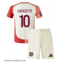 Olympique Lyonnais Alexandre Lacazette #10 Tredjetrøje Børn 2024-25 Kortærmet (+ Korte bukser)