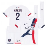 Paris Saint-Germain Achraf Hakimi #2 Udebanetrøje Børn 2024-25 Kortærmet (+ Korte bukser)