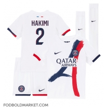 Paris Saint-Germain Achraf Hakimi #2 Udebanetrøje Børn 2024-25 Kortærmet (+ Korte bukser)