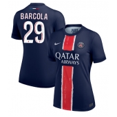 Paris Saint-Germain Bradley Barcola #29 Hjemmebanetrøje Dame 2024-25 Kortærmet