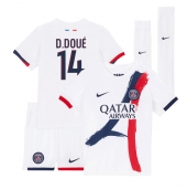 Paris Saint-Germain Desire Doue #14 Udebanetrøje Børn 2024-25 Kortærmet (+ Korte bukser)