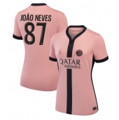 Paris Saint-Germain Joao Neves #87 Tredjetrøje Dame 2024-25 Kortærmet