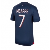 Paris Saint-Germain Kylian Mbappe #7 Hjemmebanetrøje 2023-24 Kortærmet