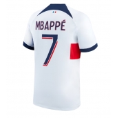 Paris Saint-Germain Kylian Mbappe #7 Udebanetrøje 2023-24 Kortærmet