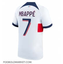 Paris Saint-Germain Kylian Mbappe #7 Udebanetrøje 2023-24 Kortærmet