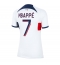 Paris Saint-Germain Kylian Mbappe #7 Udebanetrøje Dame 2023-24 Kortærmet