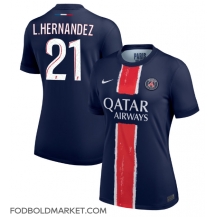 Paris Saint-Germain Lucas Hernandez #21 Hjemmebanetrøje Dame 2024-25 Kortærmet