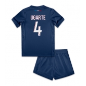 Paris Saint-Germain Manuel Ugarte #4 Hjemmebanetrøje Børn 2024-25 Kortærmet (+ Korte bukser)