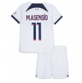 Paris Saint-Germain Marco Asensio #11 Udebanetrøje Børn 2023-24 Kortærmet (+ Korte bukser)