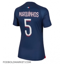 Paris Saint-Germain Marquinhos #5 Hjemmebanetrøje Dame 2023-24 Kortærmet