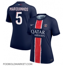 Paris Saint-Germain Marquinhos #5 Hjemmebanetrøje Dame 2024-25 Kortærmet