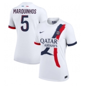 Paris Saint-Germain Marquinhos #5 Udebanetrøje Dame 2024-25 Kortærmet