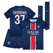 Paris Saint-Germain Milan Skriniar #37 Hjemmebanetrøje Børn 2024-25 Kortærmet (+ Korte bukser)