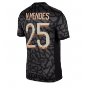 Paris Saint-Germain Nuno Mendes #25 Tredjetrøje 2023-24 Kortærmet