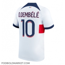 Paris Saint-Germain Ousmane Dembele #10 Udebanetrøje 2023-24 Kortærmet