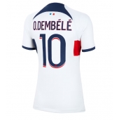 Paris Saint-Germain Ousmane Dembele #10 Udebanetrøje Dame 2023-24 Kortærmet