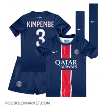 Paris Saint-Germain Presnel Kimpembe #3 Hjemmebanetrøje Børn 2024-25 Kortærmet (+ Korte bukser)