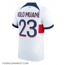 Paris Saint-Germain Randal Kolo Muani #23 Udebanetrøje 2023-24 Kortærmet