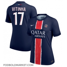 Paris Saint-Germain Vitinha #17 Hjemmebanetrøje Dame 2024-25 Kortærmet