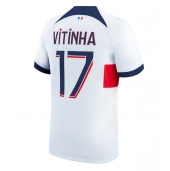 Paris Saint-Germain Vitinha #17 Udebanetrøje 2023-24 Kortærmet